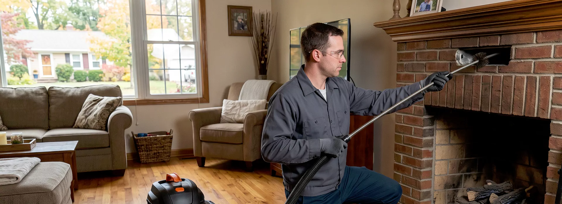 Fireplace Vent Cleaning in East Brunswick, NJ