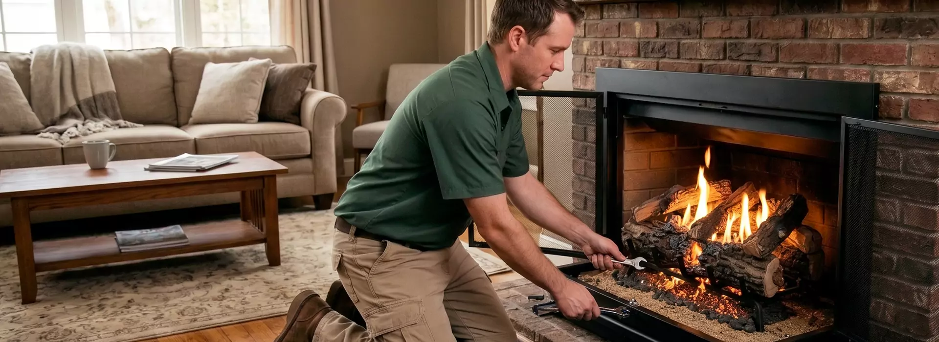 Gas Fireplace Logs in East Brunswick, NJ