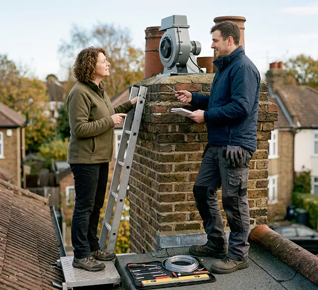 Why East Brunswick, NJ Homeowners Choose Our Chimney Fan Installation Team?