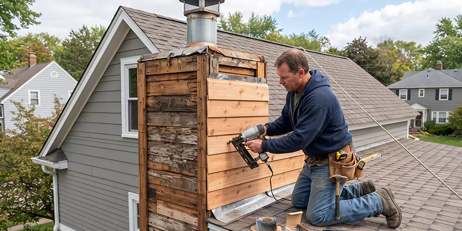 Wood Chimney Chase Repair East Brunswick