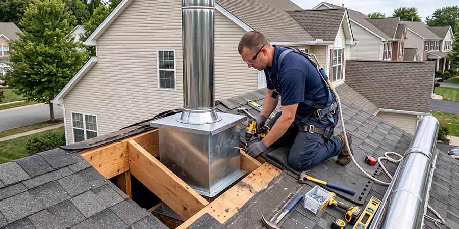 Chimney Support Box Installation East Brunswick