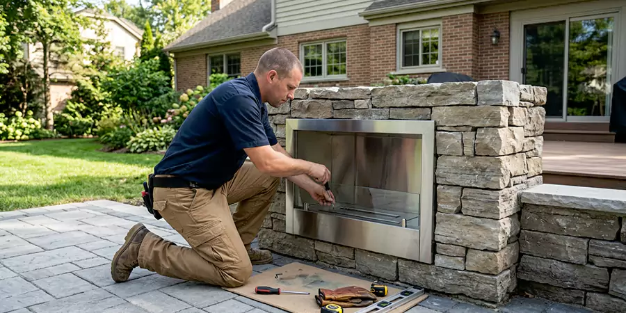 Outdoor Ethanol Fireplace Installation East Brunswick