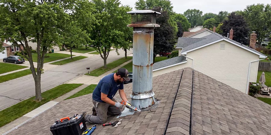 Stone, Stucco, and Metal Chimney Leak Repair East Brunswick