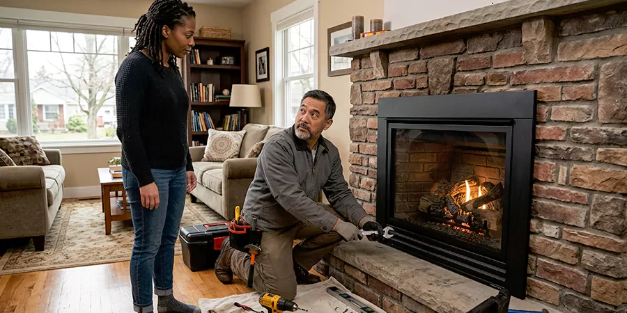 Fireplace and Log Fire Installation East Brunswick