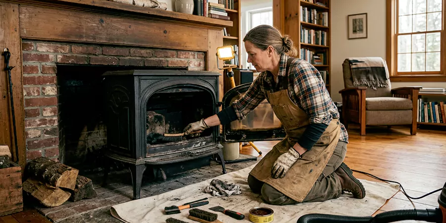 Wood Stove Restoration East Brunswick